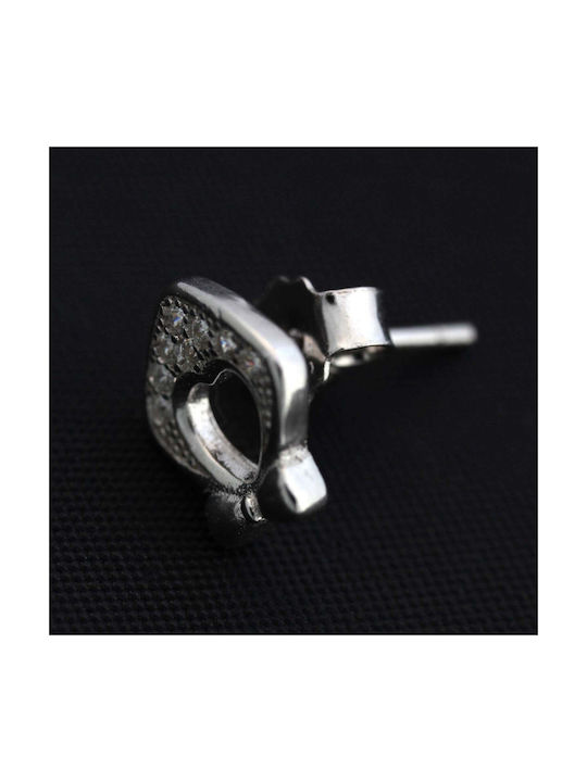 925 Silver Bow Earrings