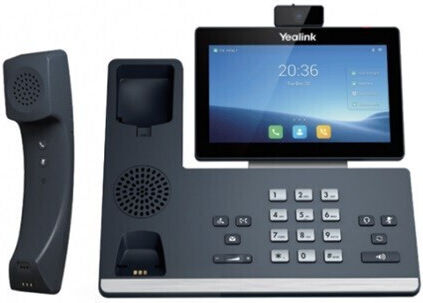 Yealink T58W Pro with camera Cu fir Telefon IP 16 linii Negru