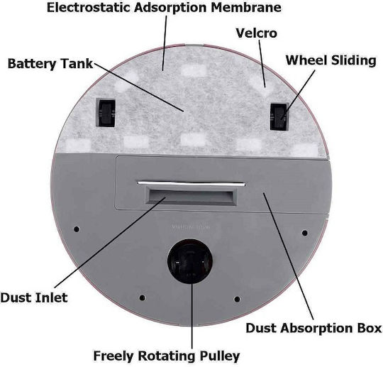 Ximei Robot Vacuum Black