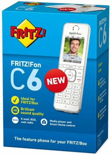 AVM FRITZ!Fon C6 Cordless IP Phone White