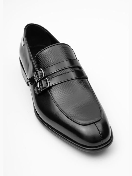 Guy Laroche Men's Leather Loafers Black