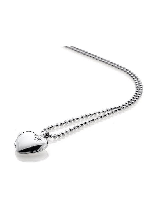 Hot Diamonds Necklace from Silver with Diamond
