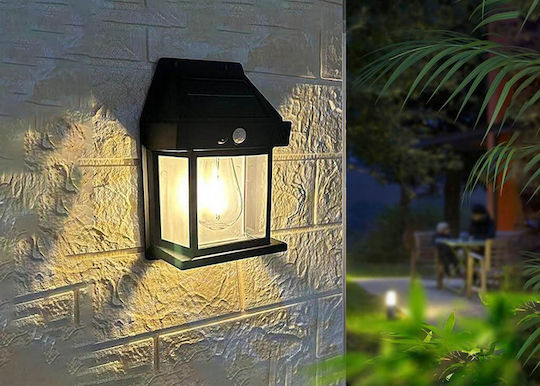 Garten Wandmontiert Solarleuchte 1W 600lm Warmes Weiß mit Bewegungssensor IP65 11cmx17cmcm