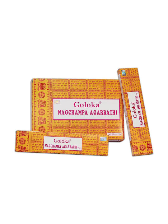 Αρωματικά Στικ Nag Champa Agarbathi Goloka Incense 16g