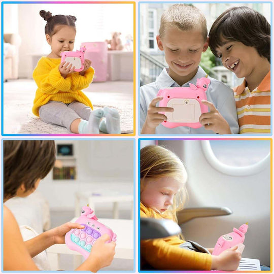 Pop it Fidget Kunststoff Rosa