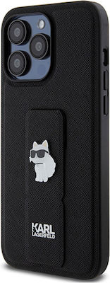 Karl Lagerfeld Umschlag Rückseite Kunststoff Schwarz (iPhone 13 Pro Max)