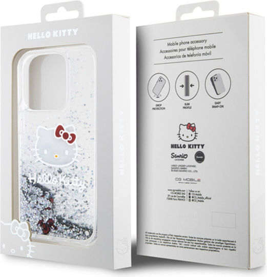 Hello Kitty Umschlag Rückseite Kunststoff Gray (iPhone 15 Pro)