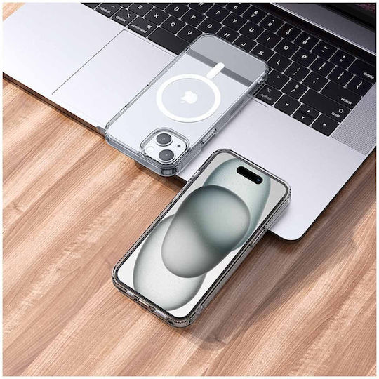Hoco Airbag Back Cover Magnetic Transparent (iPhone 15 Pro)