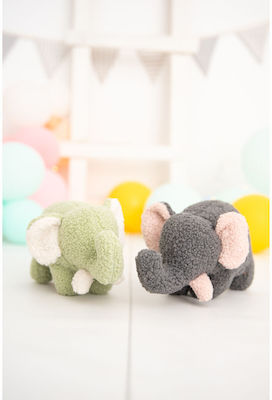 Crochet Green Elephant Plush 27 X 13 X 11 Cm 2 Pieces