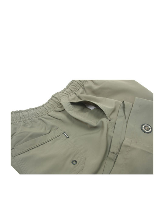 Double Men's Swimwear Shorts Khaki