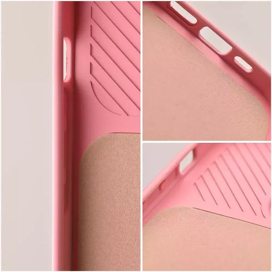 Techwave Camslider Umschlag Rückseite Silikon Rosa (Galaxy A05S)