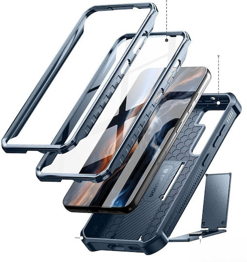 Dexnor 360 Full Cover Albastru marin (Galaxy S23)