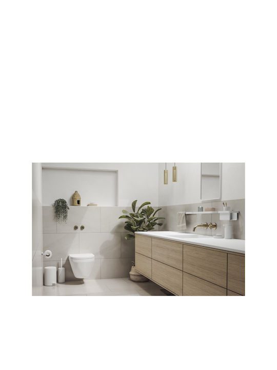 Zone Denmark Metallic Toilet Brush White