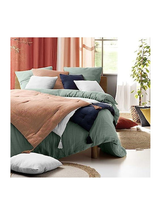 Douceur d'Intérieur Σετ Σεντόνια Υπέρδιπλα 240x220εκ. Sage (4τμχ)