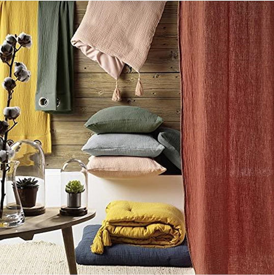 Douceur d'Intérieur Bettwäsche-Set Überdoppel 240x220cm. Sage 4Stück
