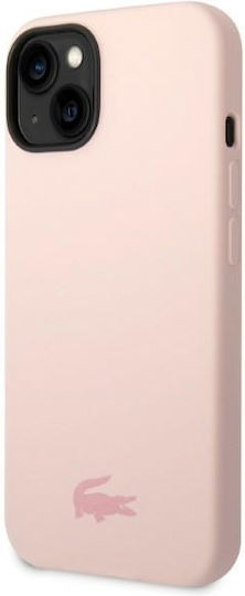 Lacoste Silicone Silicone Umschlag Rückseite Silikon Light Pinkαι (iPhone 14 Plus)