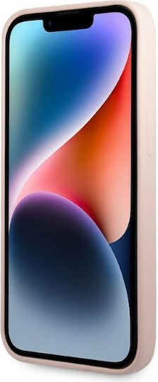 Lacoste Silicone Silicone Umschlag Rückseite Silikon Light Pinkαι (iPhone 14 Plus)