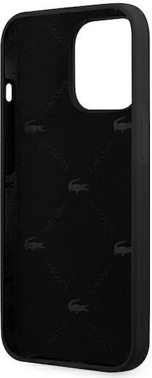 Lacoste Head Crocodile Back Cover Σιλικόνης Μαύρο (iPhone 13 Pro Max)