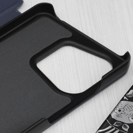 Techsuit Efold Book Plastic / Synthetic Leather Blue (Redmi Note 13 4G)