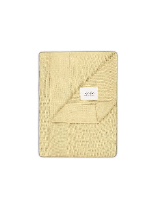 Lionelo Pătură Pepinieră Swaddling pături Bambus Galbenă Yellow 75x100cm