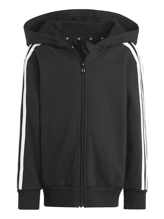 Adidas Kids Cardigan with Hood Black