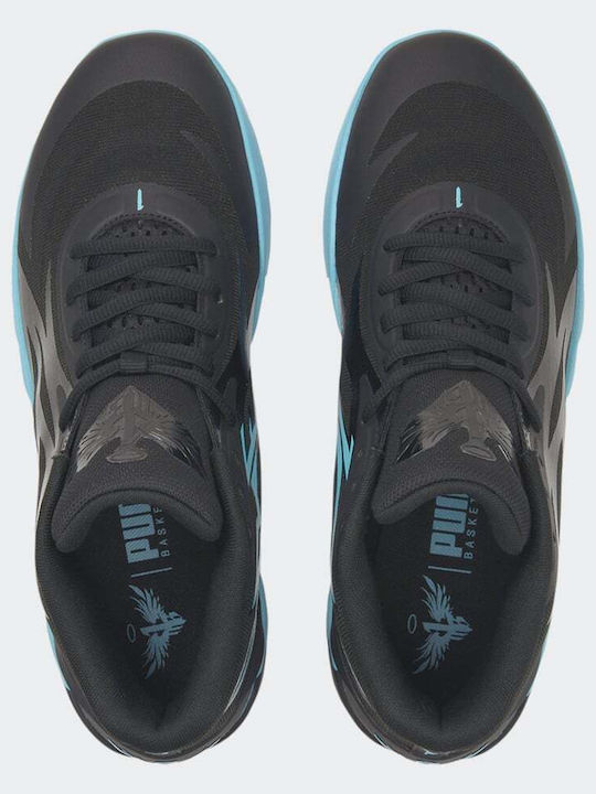MB.02 Hoch Basketballschuhe Schwarz