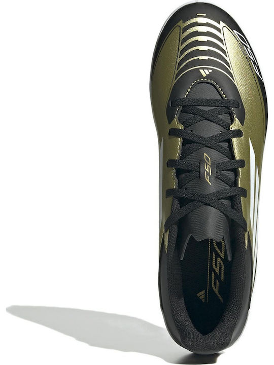 adidas F50 Club Messi Football Shoes with Molded Cleats Gold