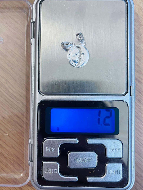 925 Silber Anhänger Jolie Silber Sonne Mond Modell 18 x 12 mm 1,2 g