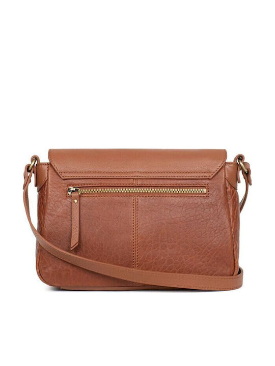 De piele Geantă de damă Crossbody Tabac maro