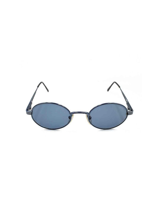 Opera Men's Sunglasses with Black Metal Frame and Blue Lens 2046/47