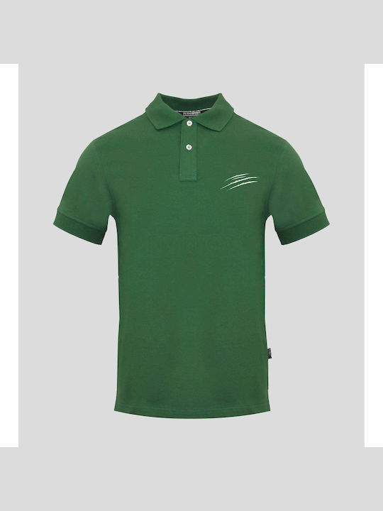 Plein Sport Bluza Bărbătească cu Mânecă Scurtă Polo Verde