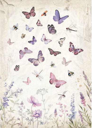 Stamperia Hârtie de orez Decoupage Multicolour