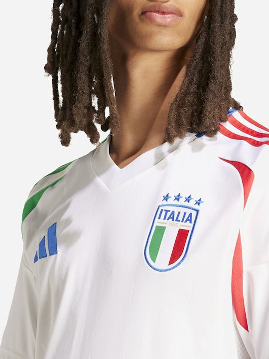 Italy 24 Away Aeroready Спортна тениска Бял