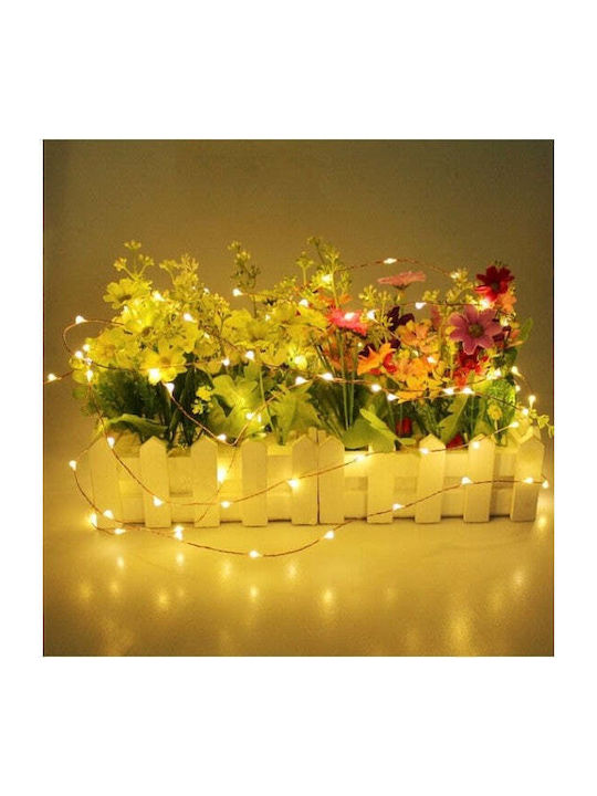 100 Lichterketten LED 10m. Mehrfarbige USB in Zeichenfolge 1Stück