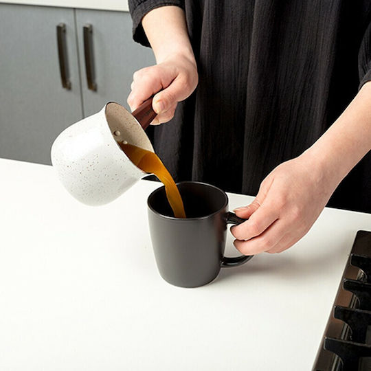 Nava Coffee Pot made of Aluminum Terrestrial in Gray Color Non-Stick 300ml