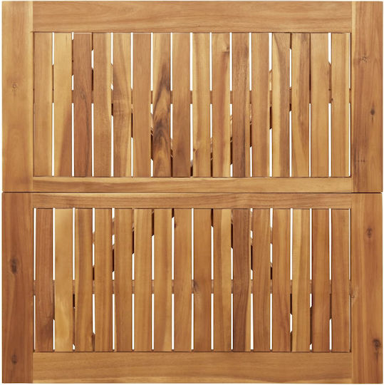 Wooden Masa pentru spații exterioare mici Lemn de salcâm lemn masiv 85x85x75buc
