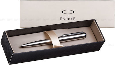 Parker Vector Stainless Pen Ballpoint with Gray Ink