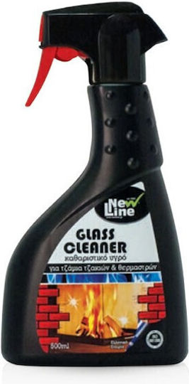 New Line Glass Cleaner Καθαριστικό Υγρό για Τζάμια Τζακιού 500ml