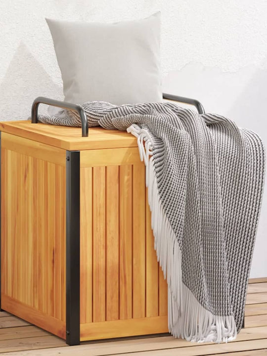 vidaXL Cutie de depozitare pentru exterior Lemn Roz L45xW45xH45buc