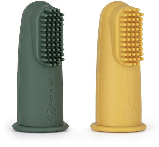 Petite & Mars Petite & Mars Baby-Zahnbürsten Ring für 0m+ 2 Stück Bunte