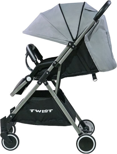 Twist Adjustable Baby Stroller Suitable for Newborn Gray 6.8kg