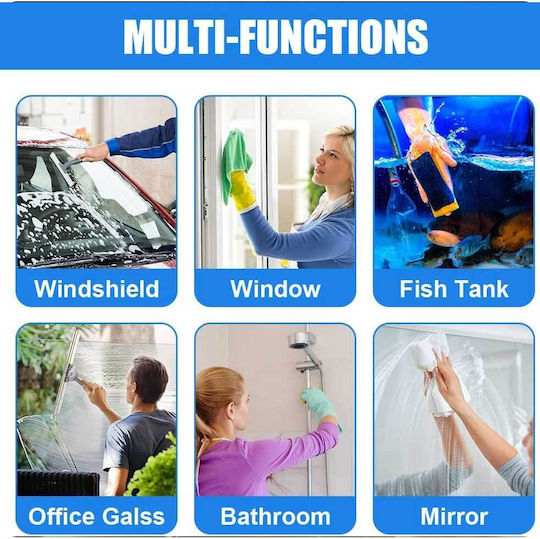Uraqt U4 Car Window Cleaning Tablets Set of 75 Multifunctional Windshield Wiper Washing Tablets Concentrated Cleaning Tablets for Car Windows & Screens Detergent Strong Disinfection Capability for Kitchen Bathroom Mirrors Various