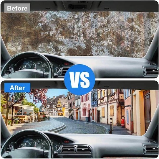 Uraqt U4 Car Glass Cleaning Tablets Set 40 Pieces Multifunctional Windshield Washer Tablets Concentrated Cleaning Discs Windows & Car Screens Cleaner Strong Disinfection Ability Kitchen Bathroom Mirrors Various