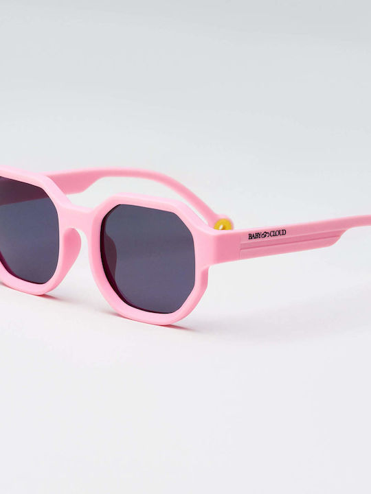 Baby Cloud Polygon Παιδικά Γυαλιά Ηλίου με Polarized Φακό Soft Pink για 2-5 Ετών