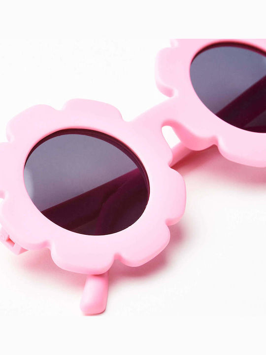 Baby Cloud Flower Παιδικά Γυαλιά Ηλίου με Polarized Φακό Λουλούδια Pink για 2-5 Ετών