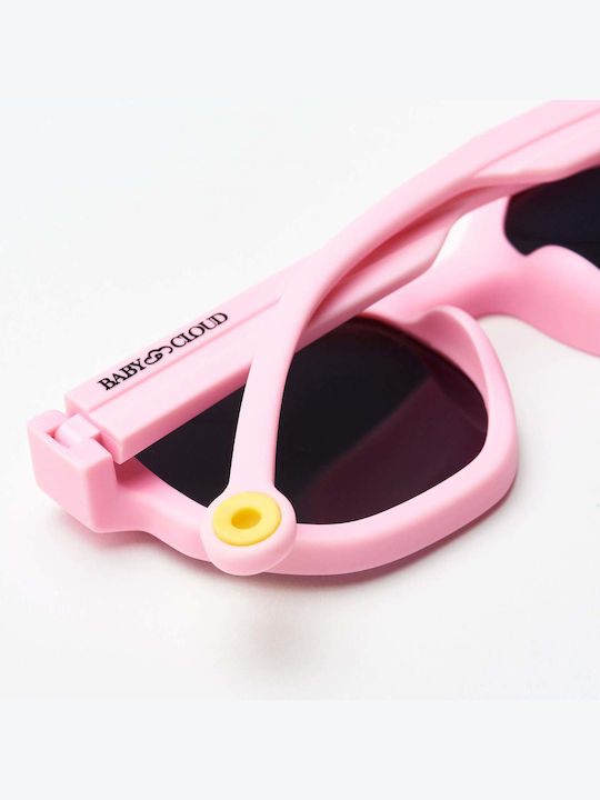 Baby Cloud Polygon Παιδικά Γυαλιά Ηλίου με Polarized Φακό Soft Pink για 2-5 Ετών