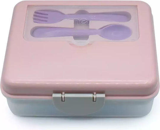 Melii Plastic Kids' Food Container 0.118lt Pink