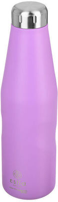 Estia Travel Flask Save the Aegean Recyclable Bottle Thermos Stainless Steel Lavender Purple 750ml