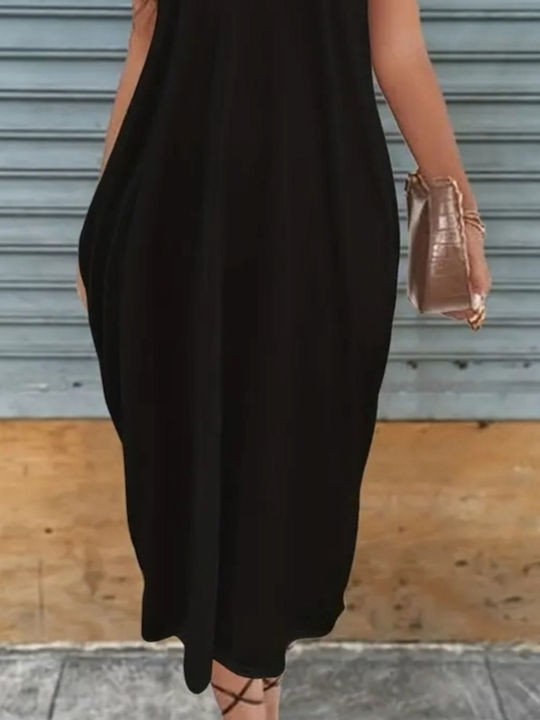 Midi Kleid Schwarz