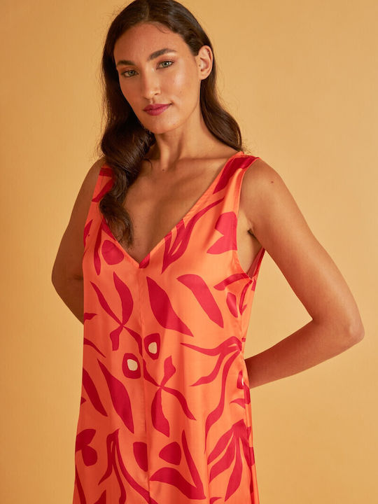 Summer Maxi Dress Orange